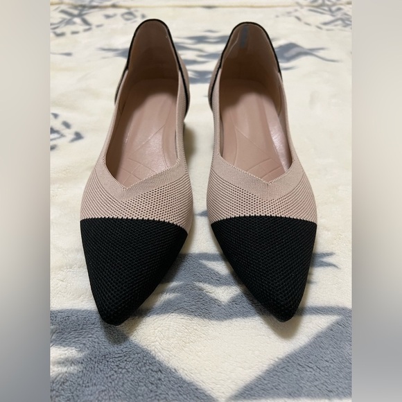 Black and Cream Women's Shoes - Picture 2 of 6